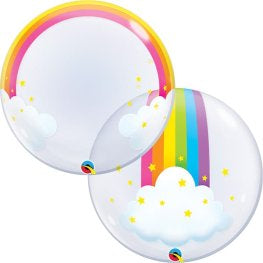 24” Rainbow Deco Bubble