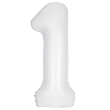 34” Unique Matte White