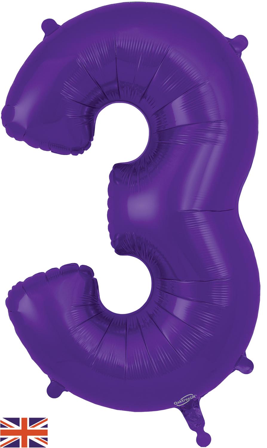 Oaktree Foil Number - Purple