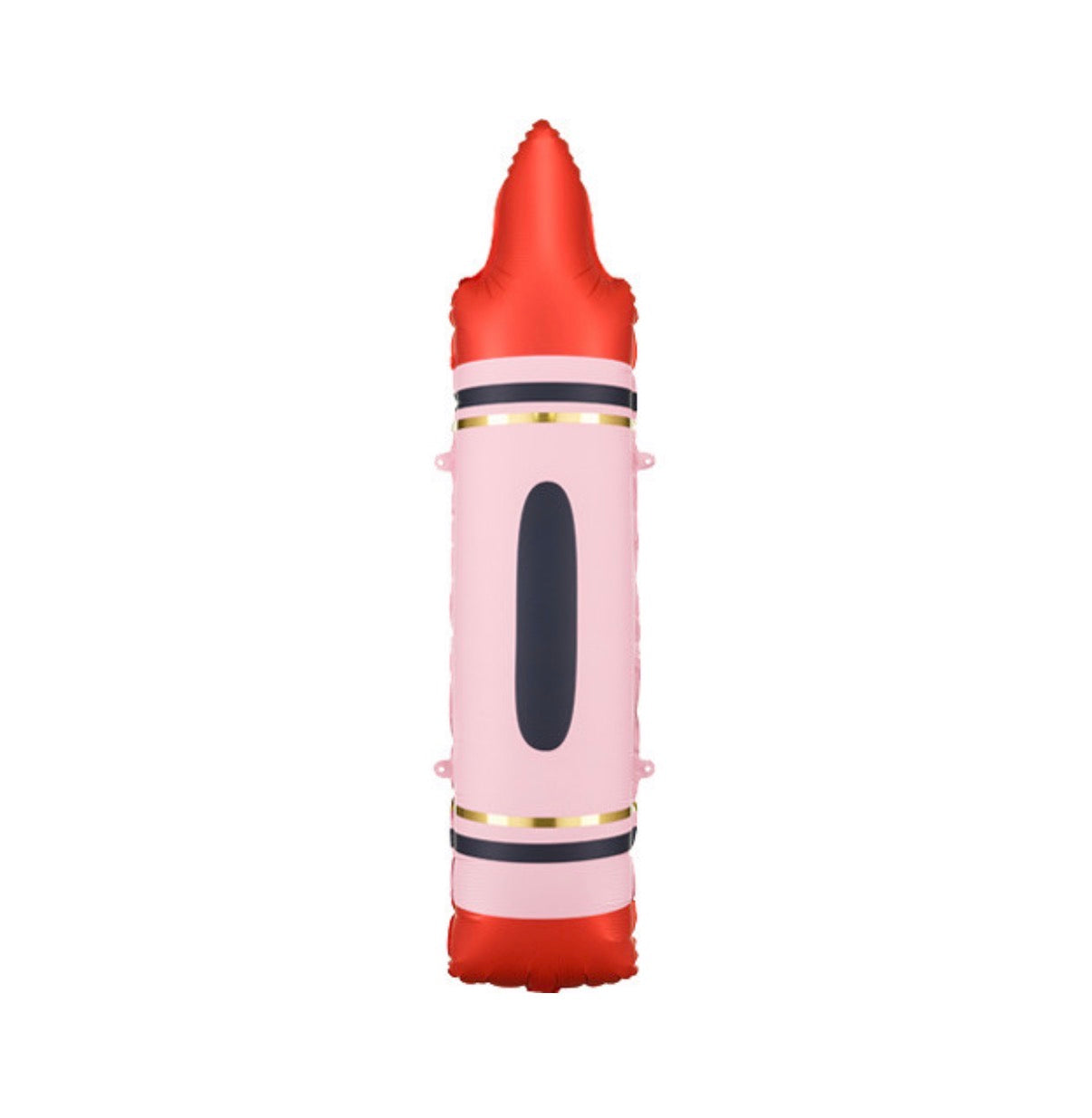 Party Deco Red Crayon Foil Balloon