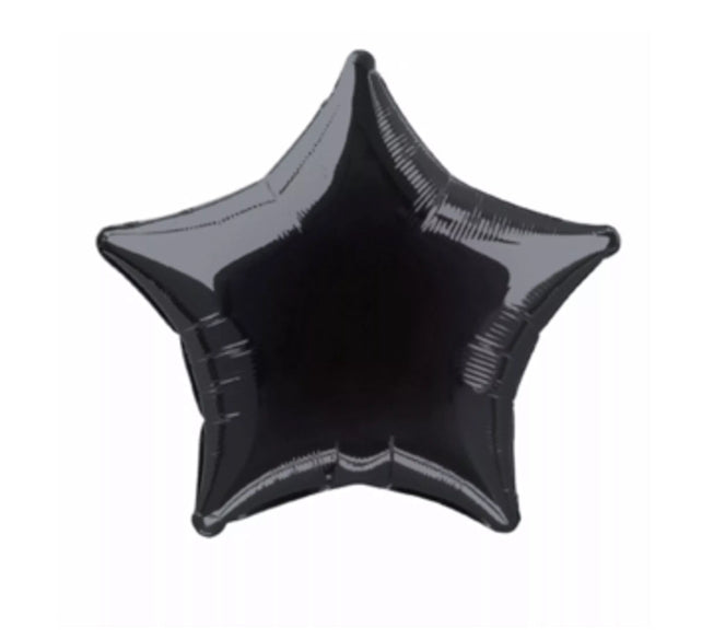 Unique 20” Black Star Foil