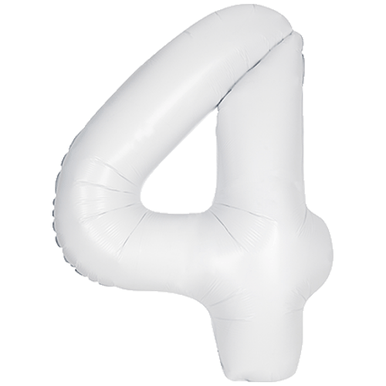 34” Unique Matte White