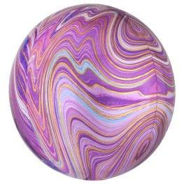 15inch Purple Marble Orbz