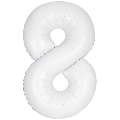 34” Unique Matte White