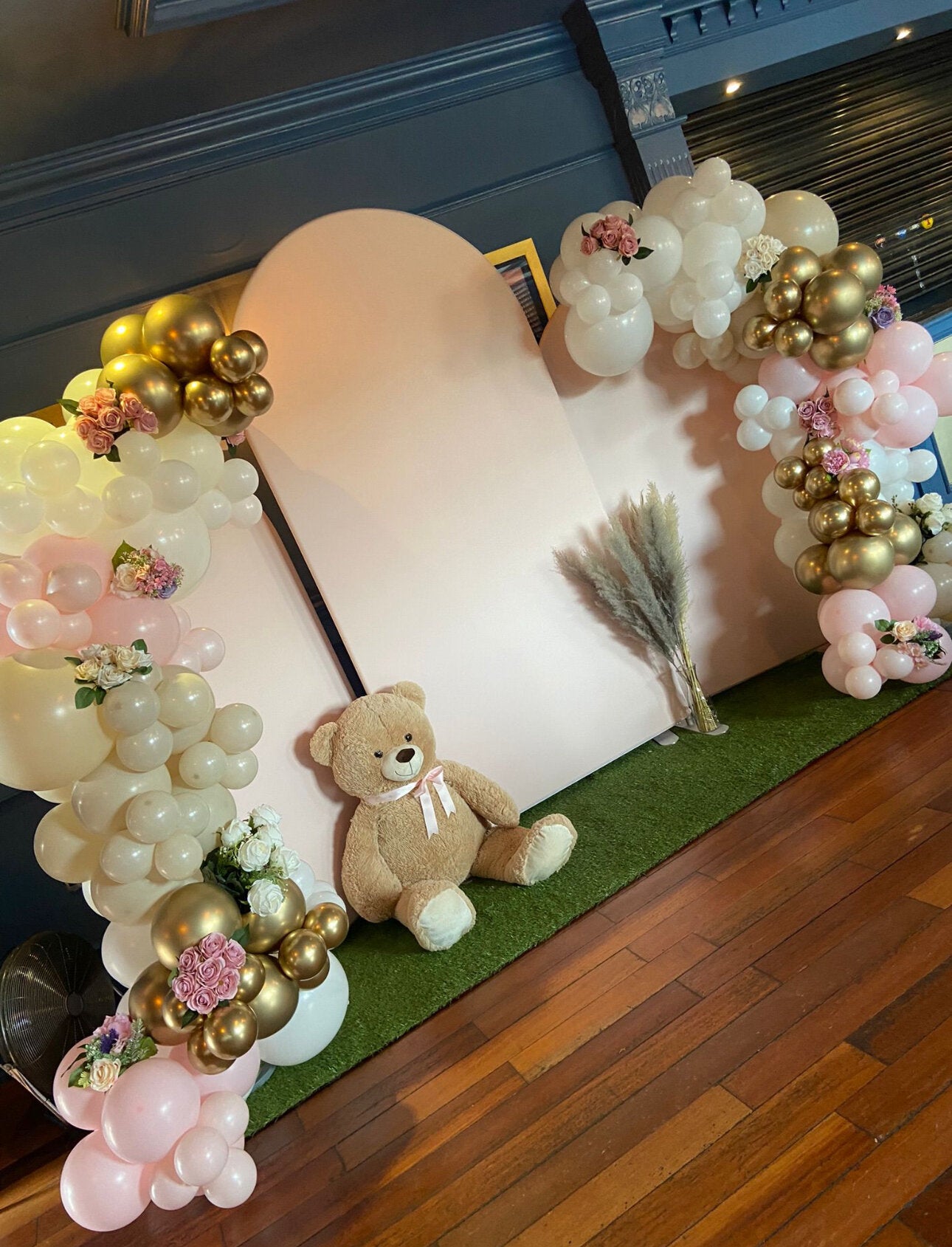 Set of 3 Fabric Curved Backdrops