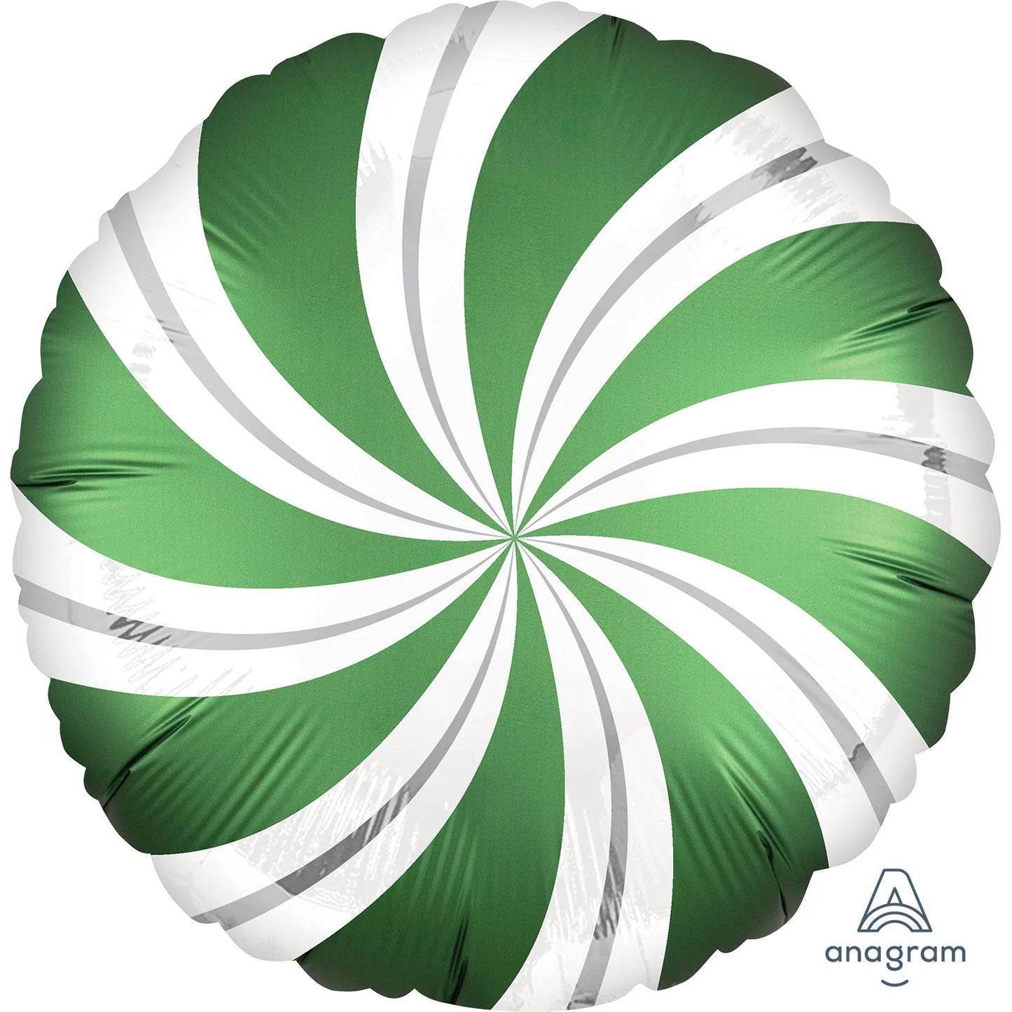 18” Green Swirl Round