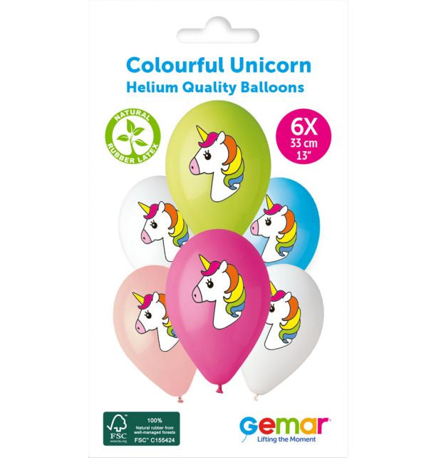13” Colourful Unicorn
