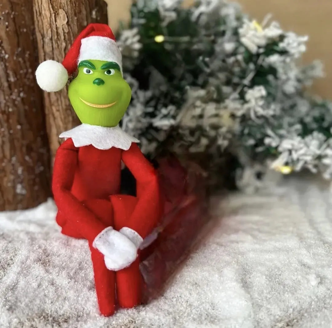 Grinch Elf Doll