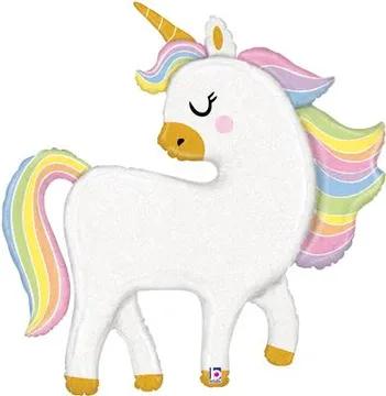 48inch Glitter Pastel Unicorn