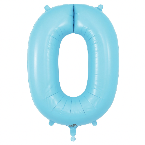 Oaktree Foil Number - Matte Pastel Blue