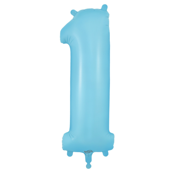 Oaktree Foil Number - Matte Pastel Blue