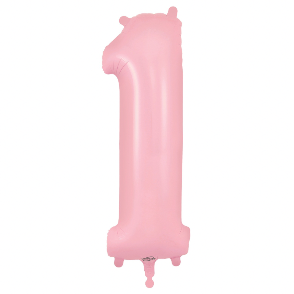 Oaktree Foil Number - Matte Pastel Pink