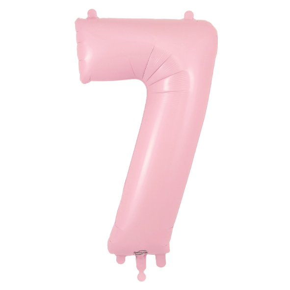 Oaktree Foil Number - Matte Pastel Pink
