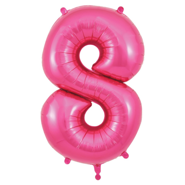 Oaktree Foil Number - Pink