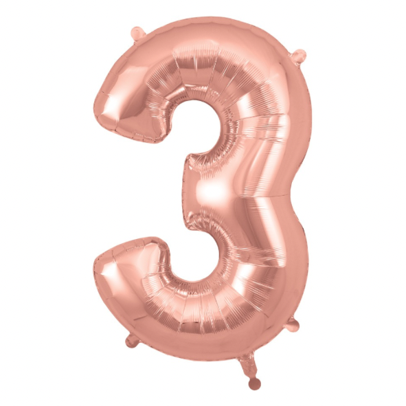 Oaktree Foil Number - Rose Gold