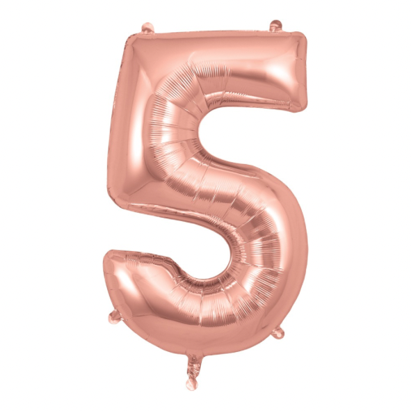 Oaktree Foil Number - Rose Gold