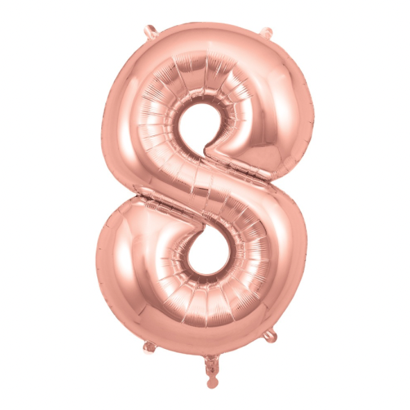 Oaktree Foil Number - Rose Gold
