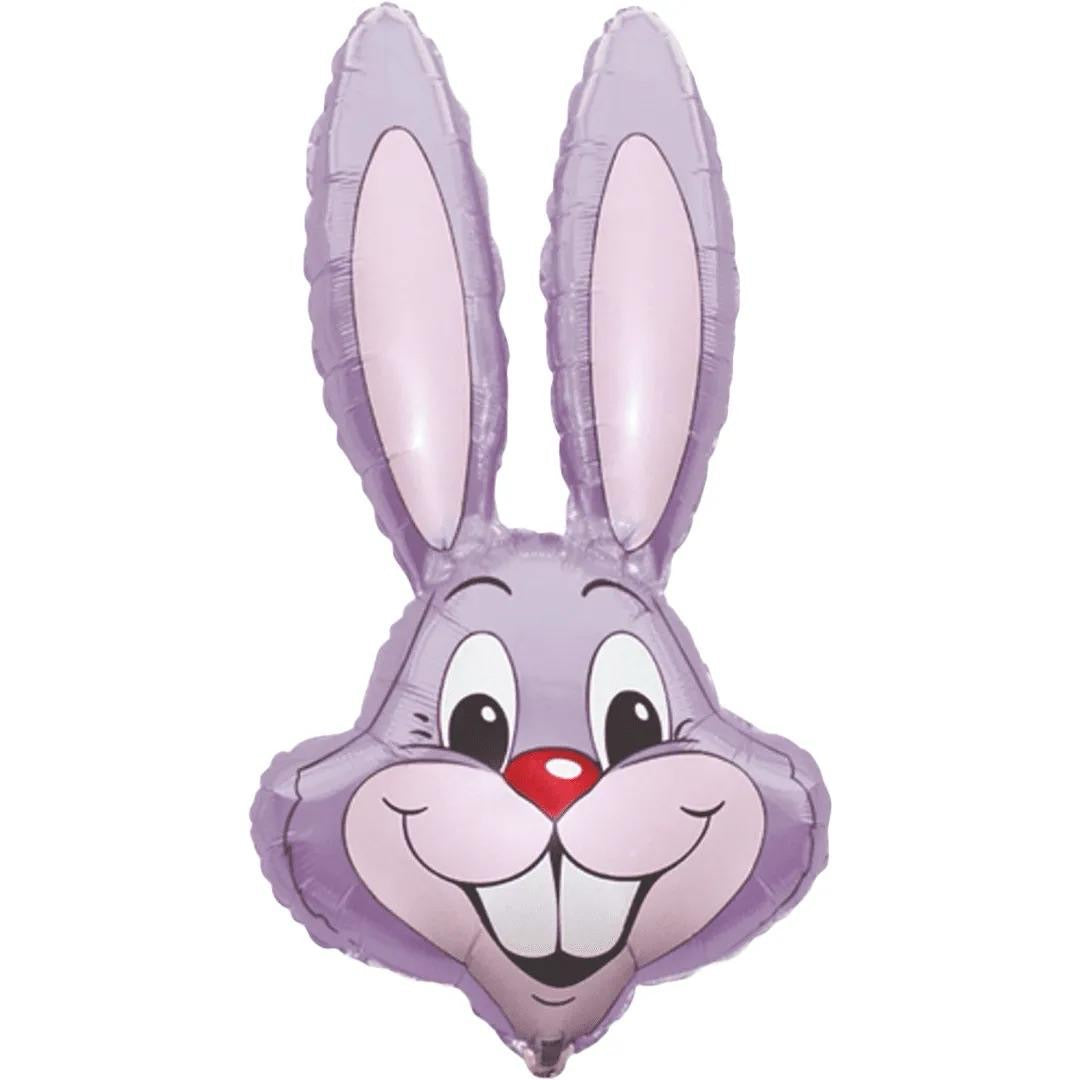 35” Lilac Bunny Head