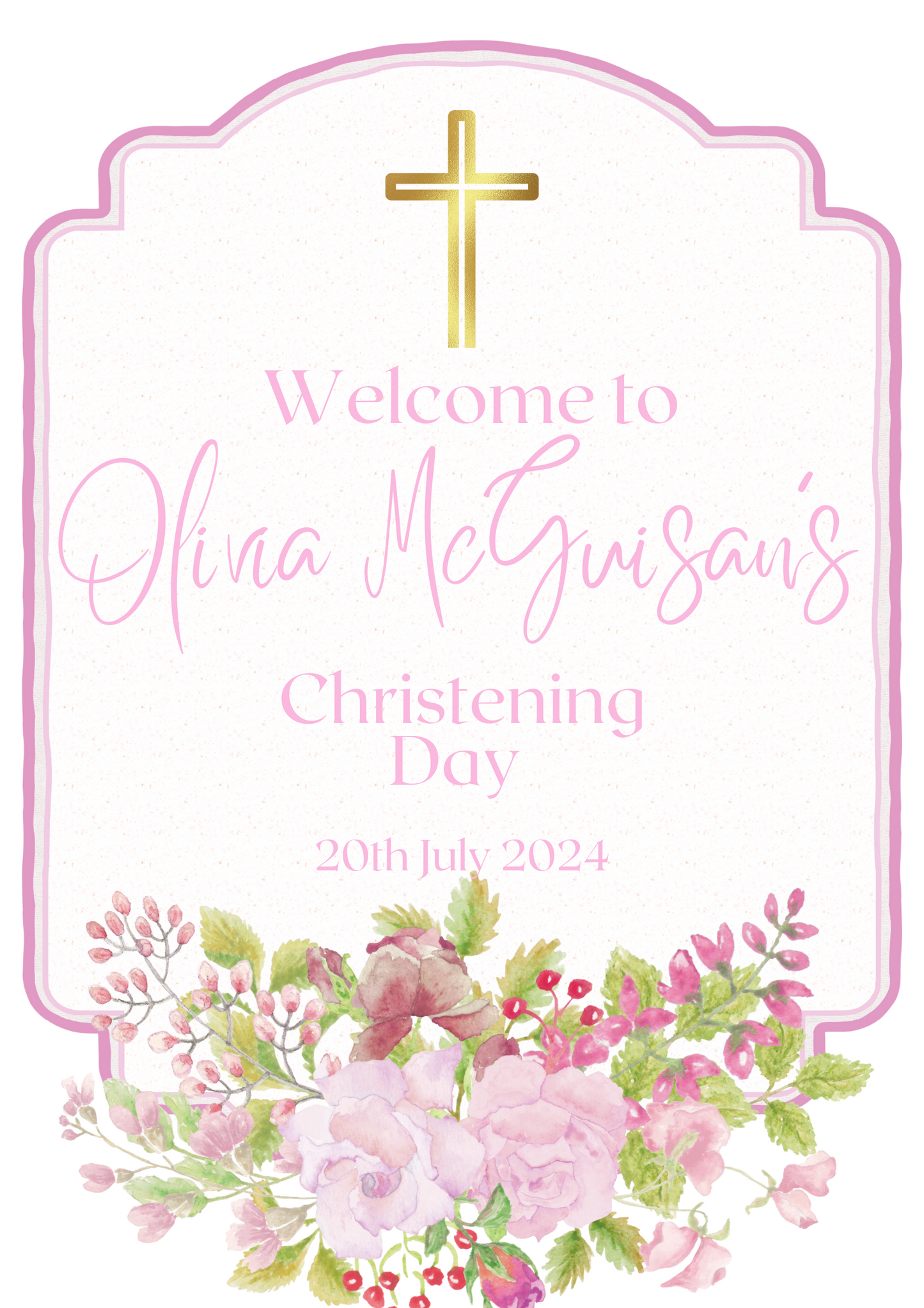 A1 Welcome Board