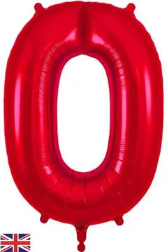 Oaktree Foil Number - Red