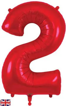 Oaktree Foil Number - Red