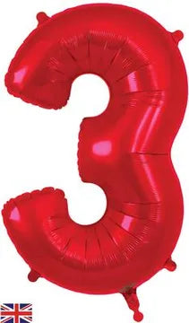 Oaktree Foil Number - Red