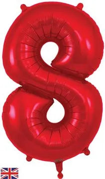 Oaktree Foil Number - Red