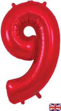 Oaktree Foil Number - Red
