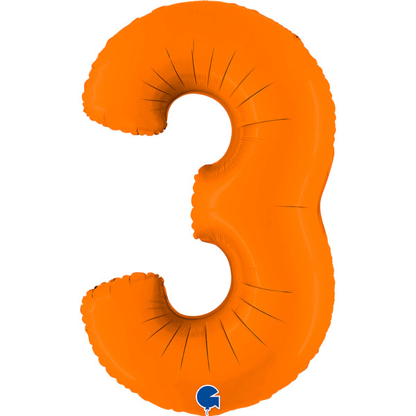 40” Grabo Orange Numbers