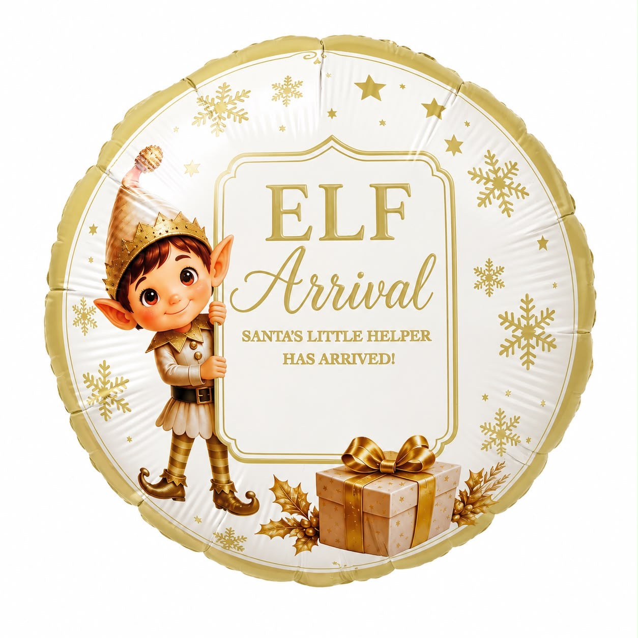 18” Round Nude Elf Arrival