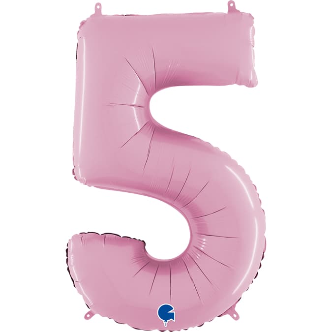 40” Grabo Pastel Pink Numbers