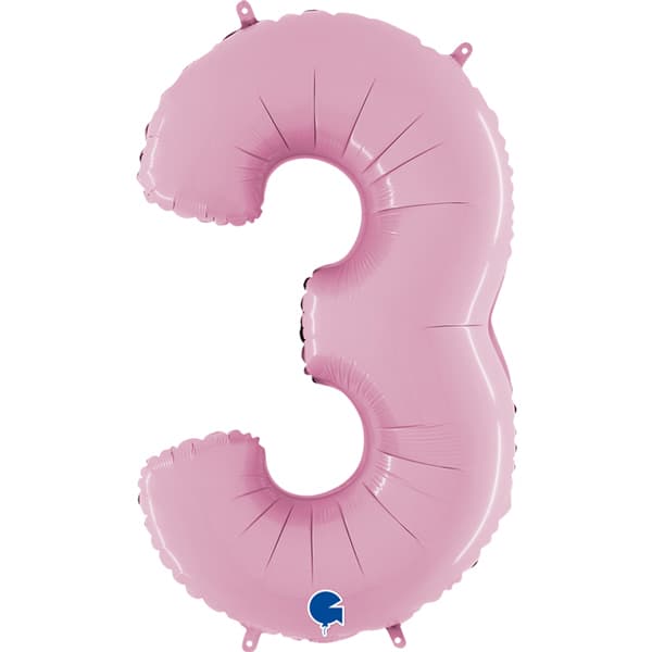 40” Grabo Pastel Pink Numbers