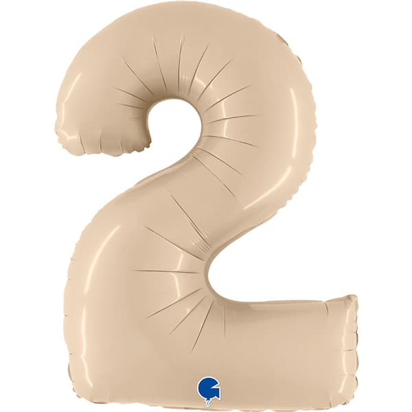 40” Grabo Cream Numbers