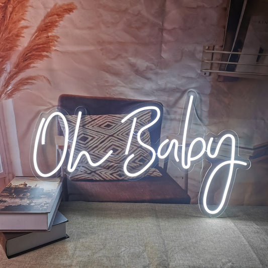Oh Baby Neon Sign