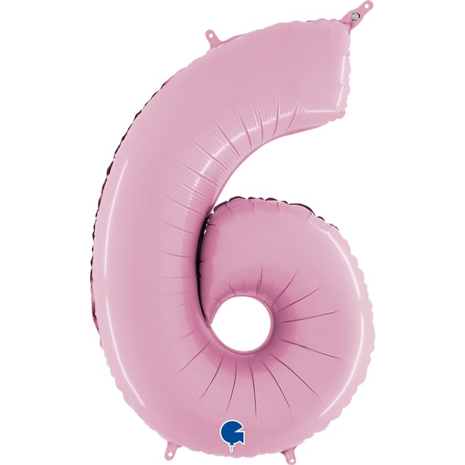 40” Grabo Pastel Pink Numbers