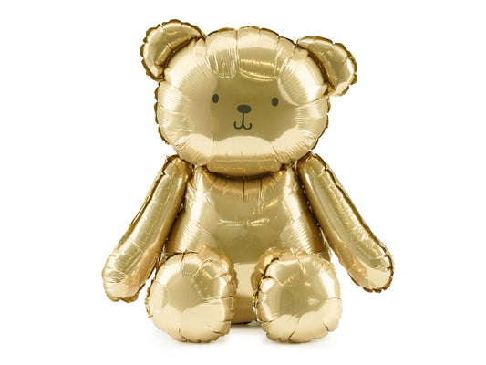 Gold Bear Balloon