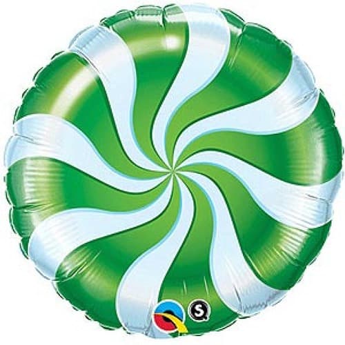 18” Green Swirl Circle