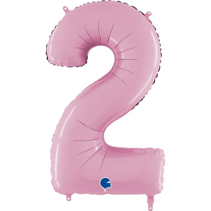 40” Grabo Pastel Pink Numbers
