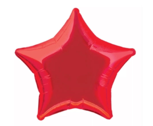 Unique 20” Red Star Foil