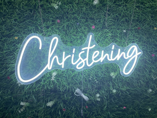 Christening Neon Sign