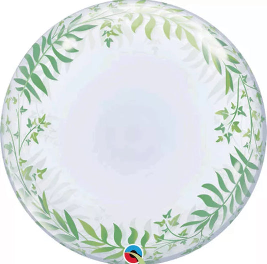 24” Elegant Greenery Deco Bubble