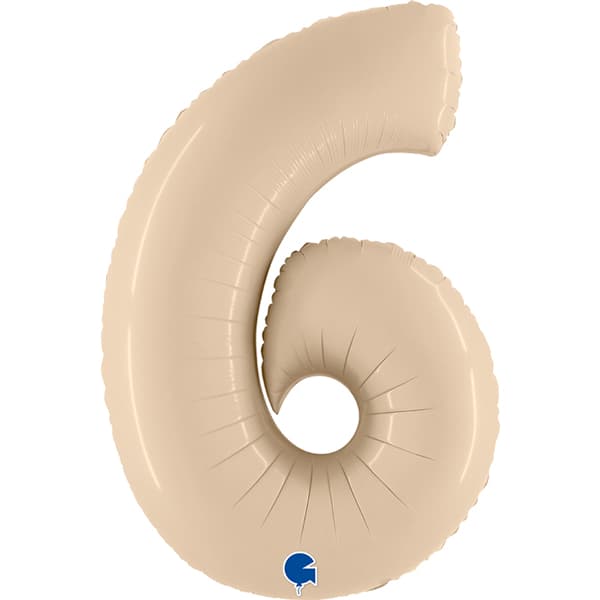 40” Grabo Cream Numbers