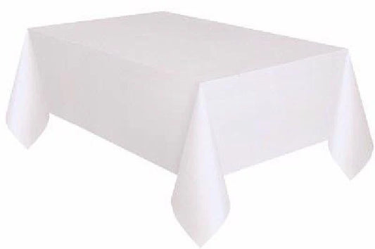 Unique Plastic Tablecover - White
