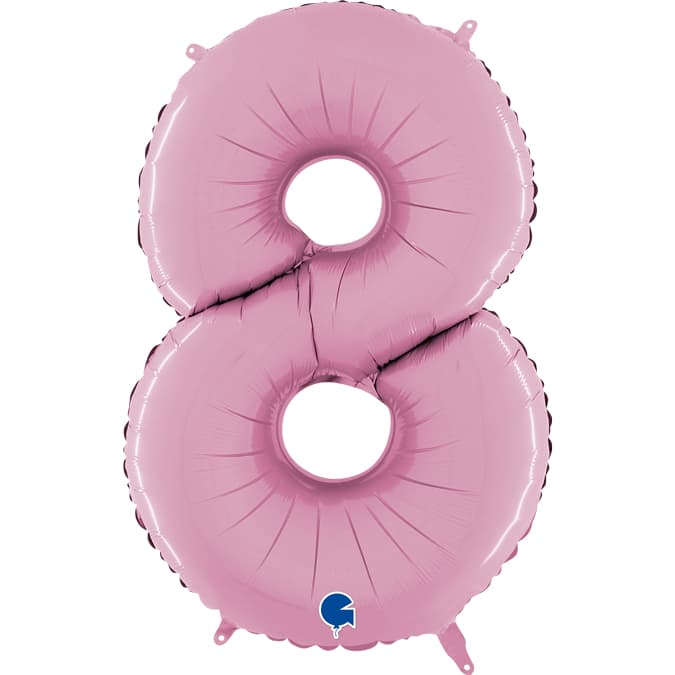 40” Grabo Pastel Pink Numbers