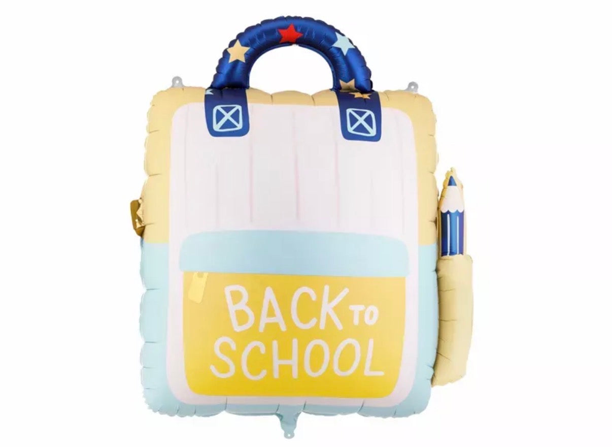 Party Deco Back to School Backpack Foil Balloon