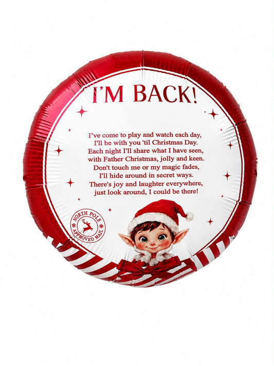 18” Round Elf Return, I’m Back