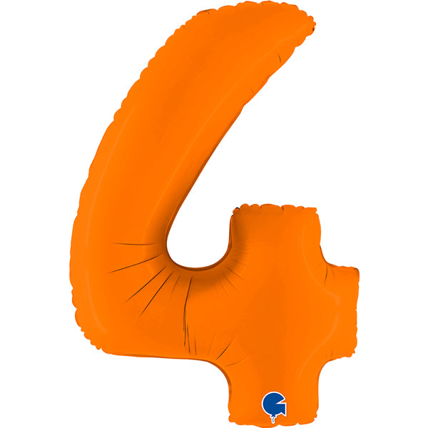 40” Grabo Orange Numbers