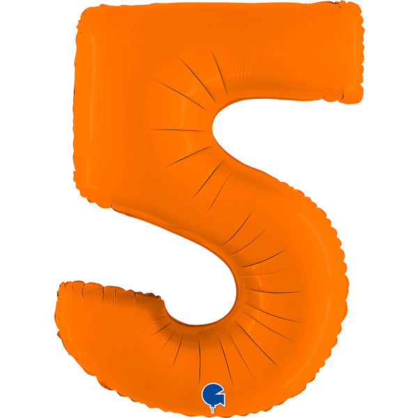 40” Grabo Orange Numbers