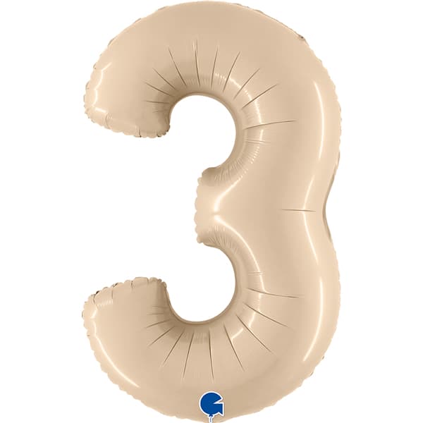 40” Grabo Cream Numbers