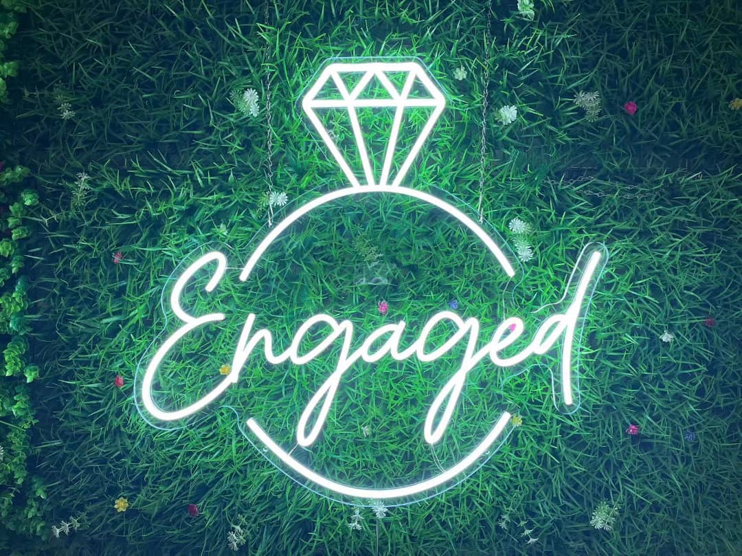 Engaged Neon Sign